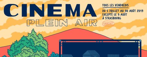 Cinéma en plein air été 2019 - tous les vendredis dans les parcs de Strasbourg